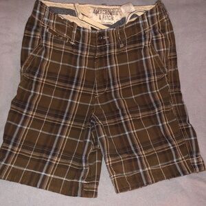 Abercrombie & Fitch plaid shorts
